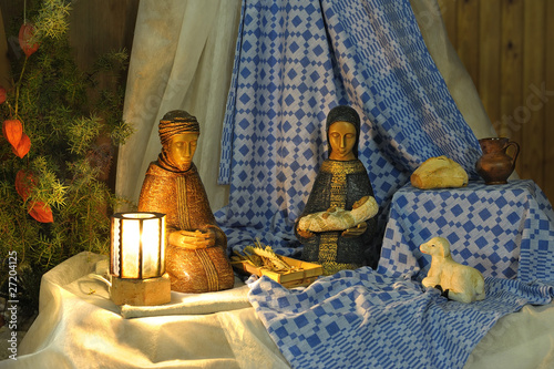 Fototapeta crèche de Noël