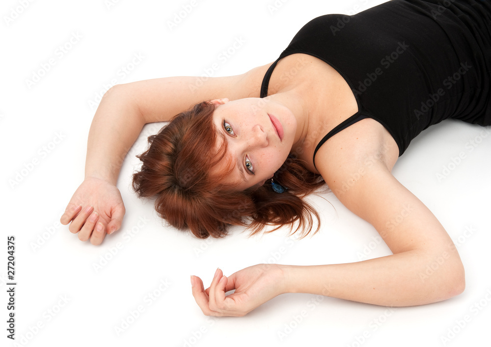 Portrait of attractive young woman Portrait of attractive young woman