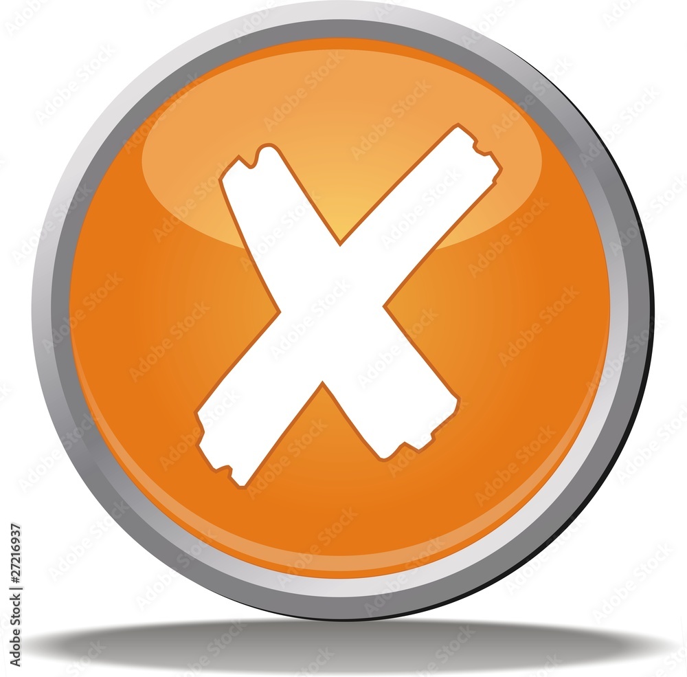 Obraz premium bouton refus