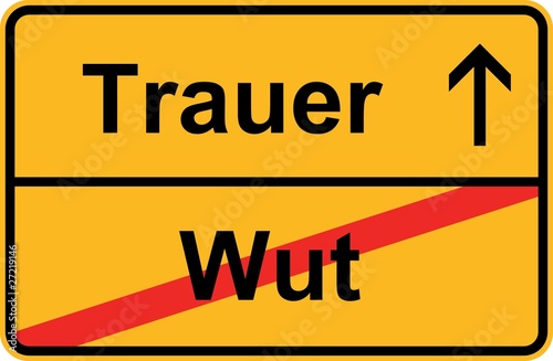Trauer - Wut