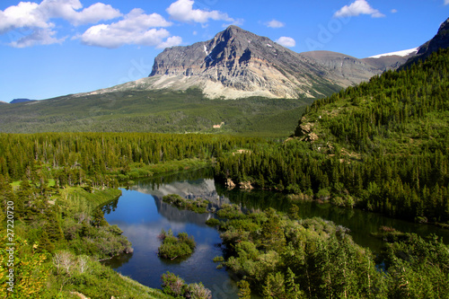 Many glaciers in Glacier national park