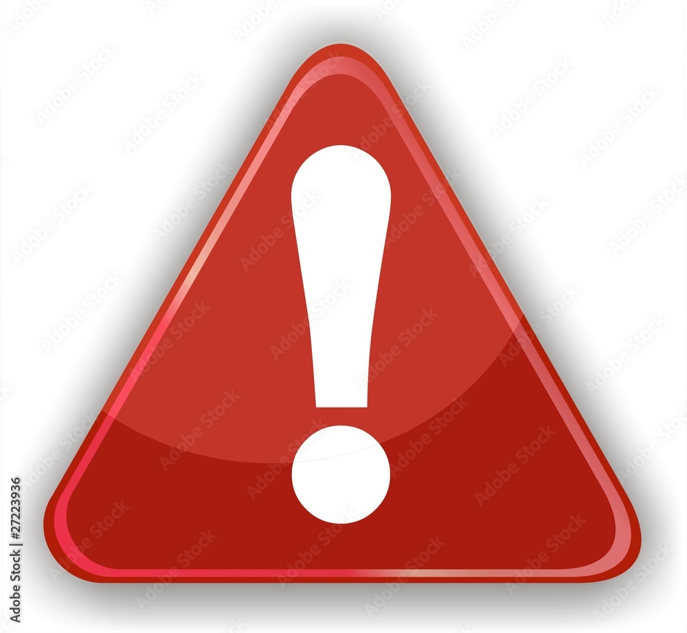 pancarte attention Stock Vector | Adobe Stock