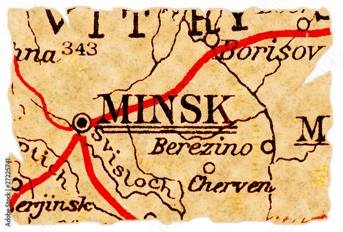 Minsk old map