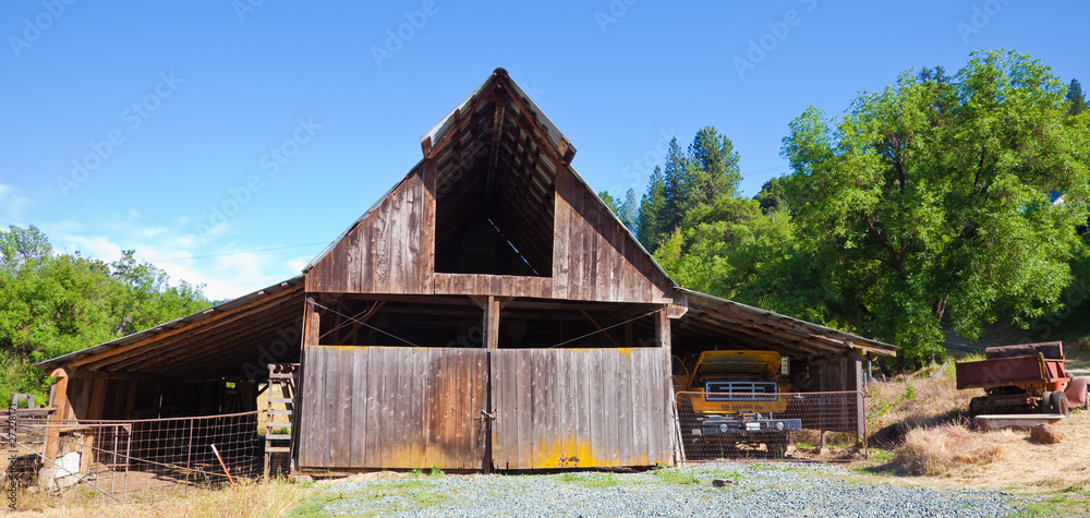 Very Old Barn in California
