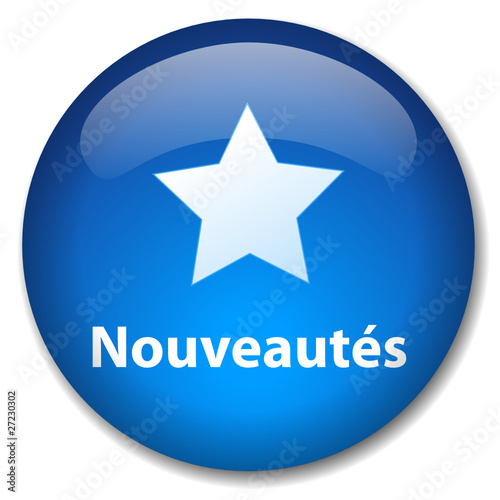 Bouton Web NOUVEAUTES (découverte nouveau nouveautés innovation)