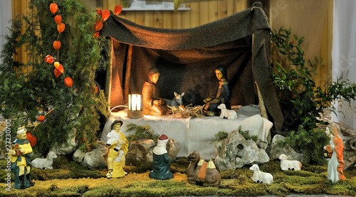 Fotografie crèche pour la fête de Noël