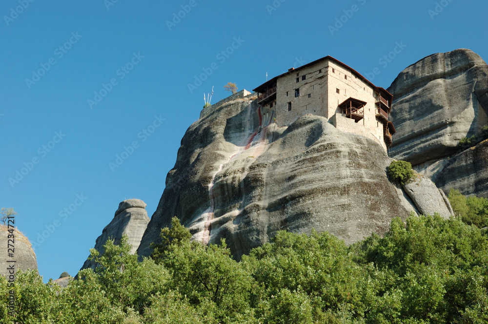 Agios Nikolaos rock monastery at Meteora,Greece,Balkans Agios Nikolaos rock monastery at Meteora,Greece,Balkans