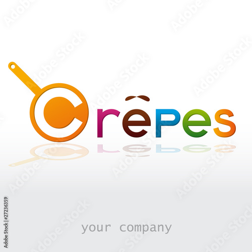 logo entreprise, icône crêpes, symbole crêpe