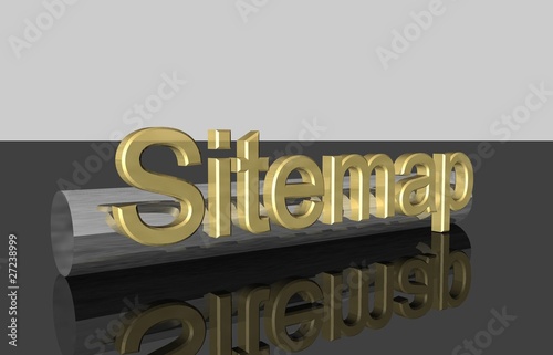 3D Text Sitemap