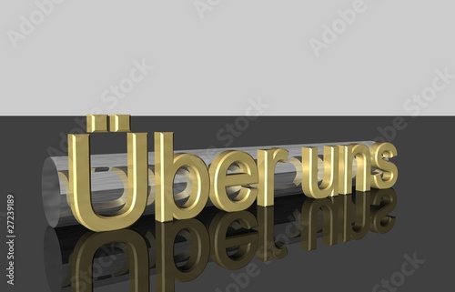 3D Text Über uns