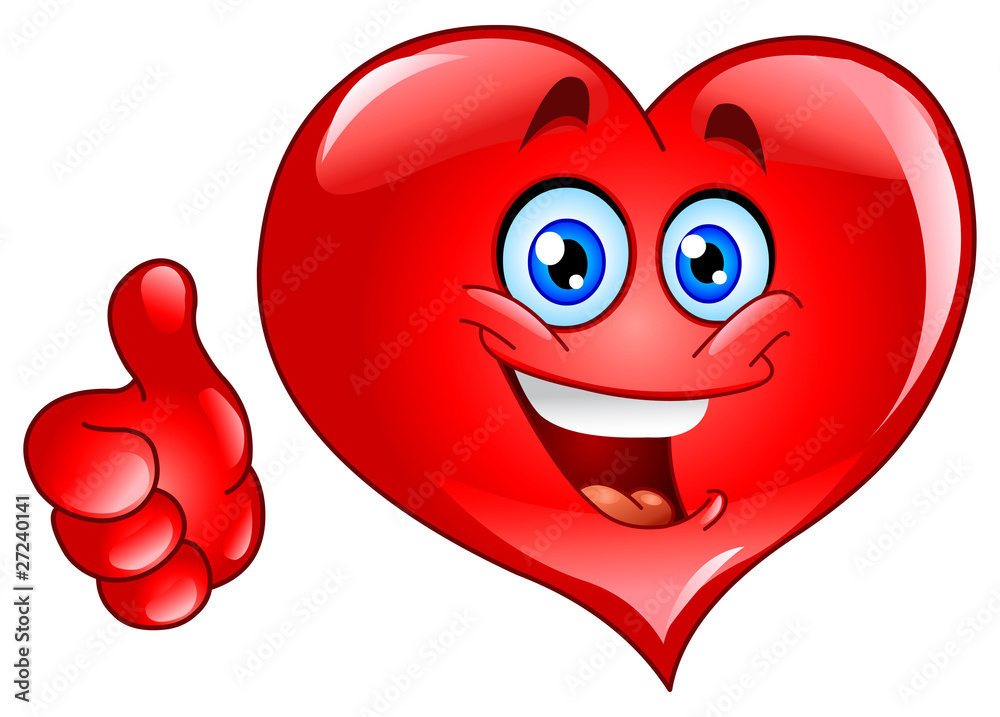 Thumb up heart Thumb up heart