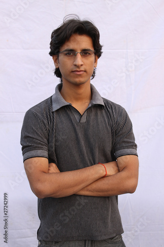 indian young model wearing tshirt