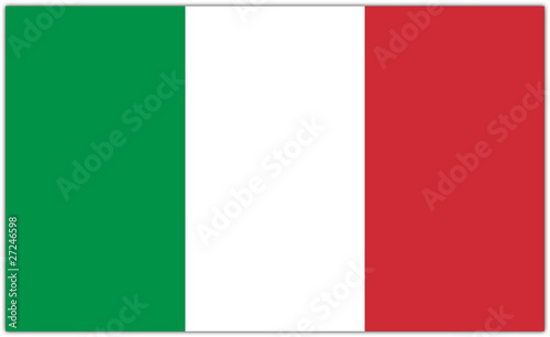 Italienische Flagge photo