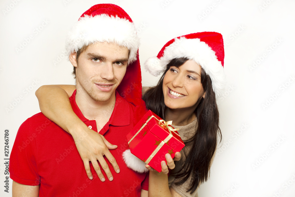 Liebe Weihnachten Frau und Mann Liebe Weihnachten Frau und Mann