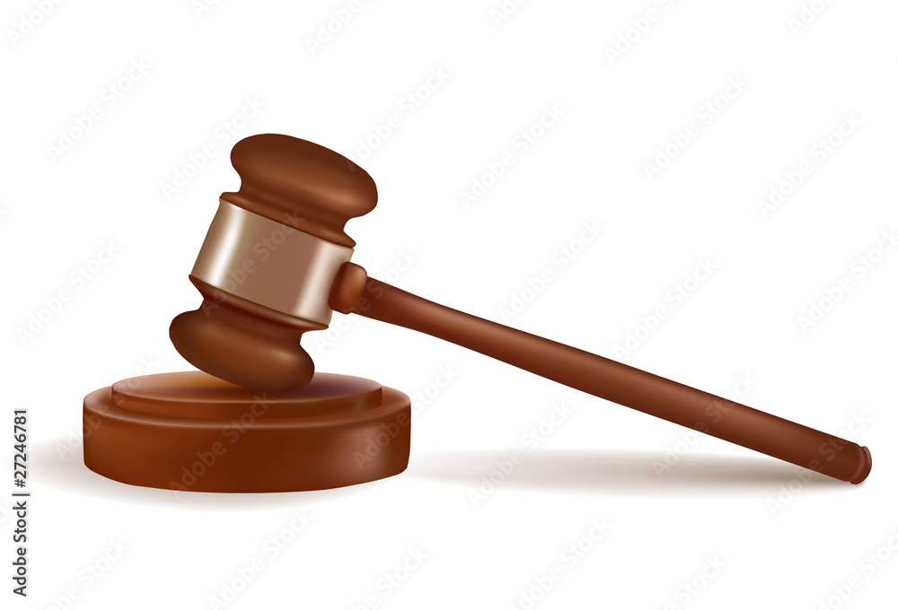 Judge gavel. Photo-realistic vector. Judge gavel. Photo-realistic vector.