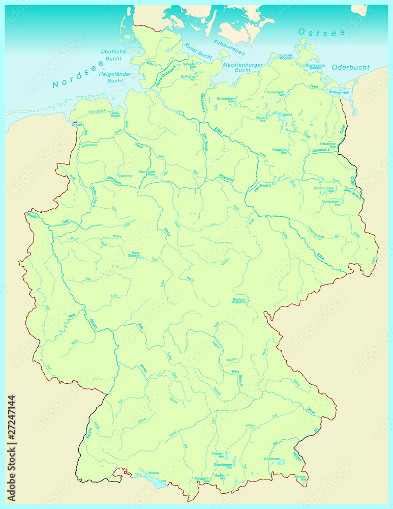 Deutschland Gewässer