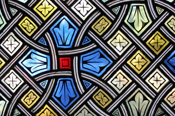 Leinwandbilder Buntglas Buntglasfenster Friedhof Montparnasse Paris  © Atlantis