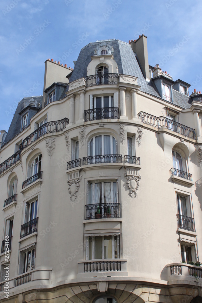 Immeuble du quartier d'Auteuil à Paris