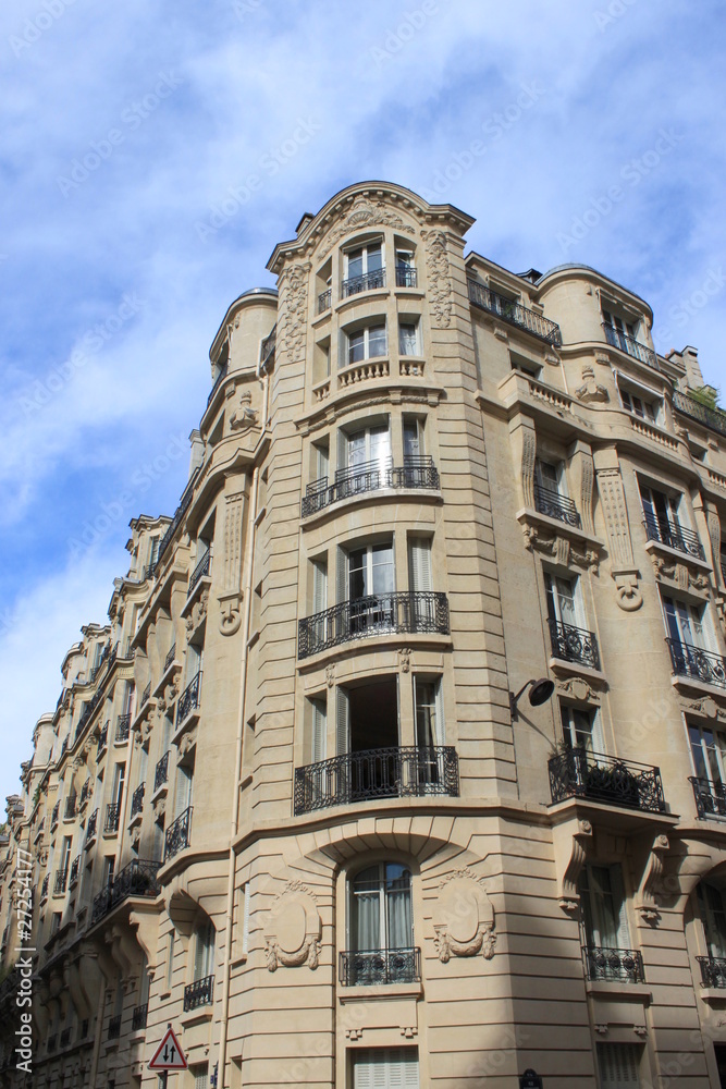 Immeuble bourgeois du quartier d'Auteuil à Paris