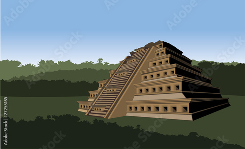 Nichos Pyramid in Tajin