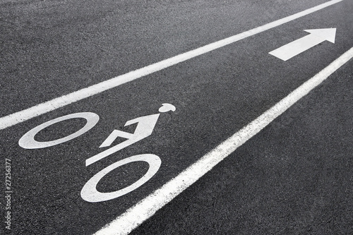 BIKE LANE IN USA.