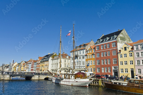 Nyhavn colorful buildings at Copenhagen