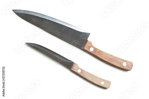 two kitchen knifes