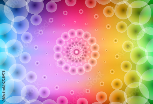 Abstract Rainbow Design