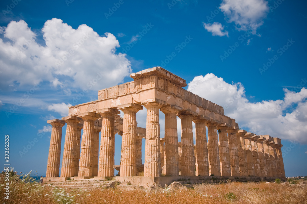 Greek temple in Selinunte