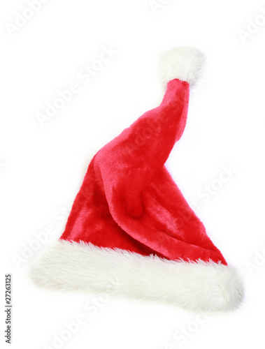 Santa cap isolated on white background