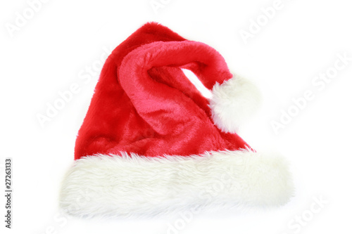 Santa cap isolated on white background