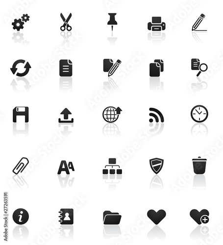 Rounded icons series: Set 2