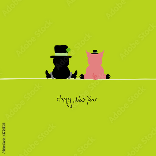 Sitting Chimney Sweeper & Pig