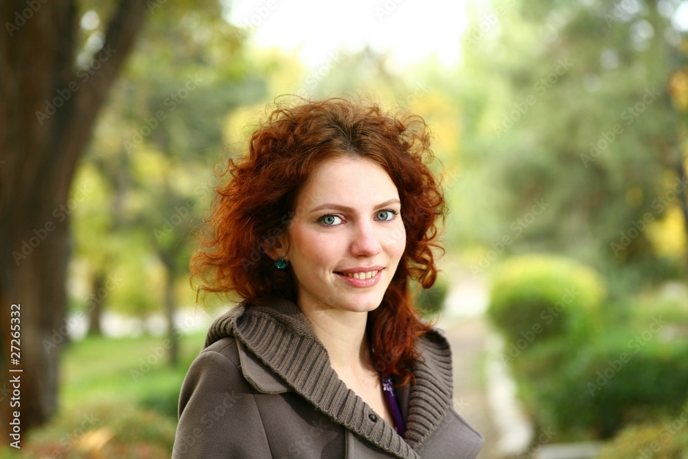 Autumn Portrait Of A Girl