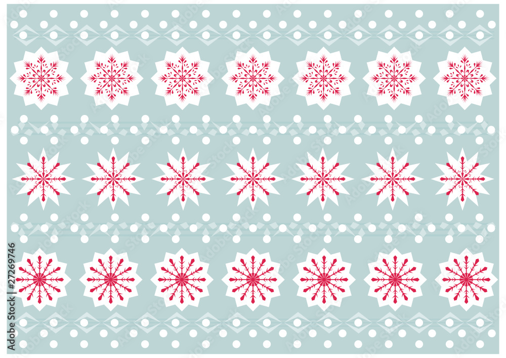 Christmas Snowflake Pattern Christmas Snowflake Pattern
