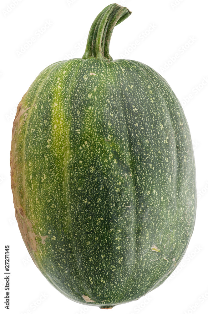 Green pumpkin isolated on white background. Green pumpkin isolated on white background.