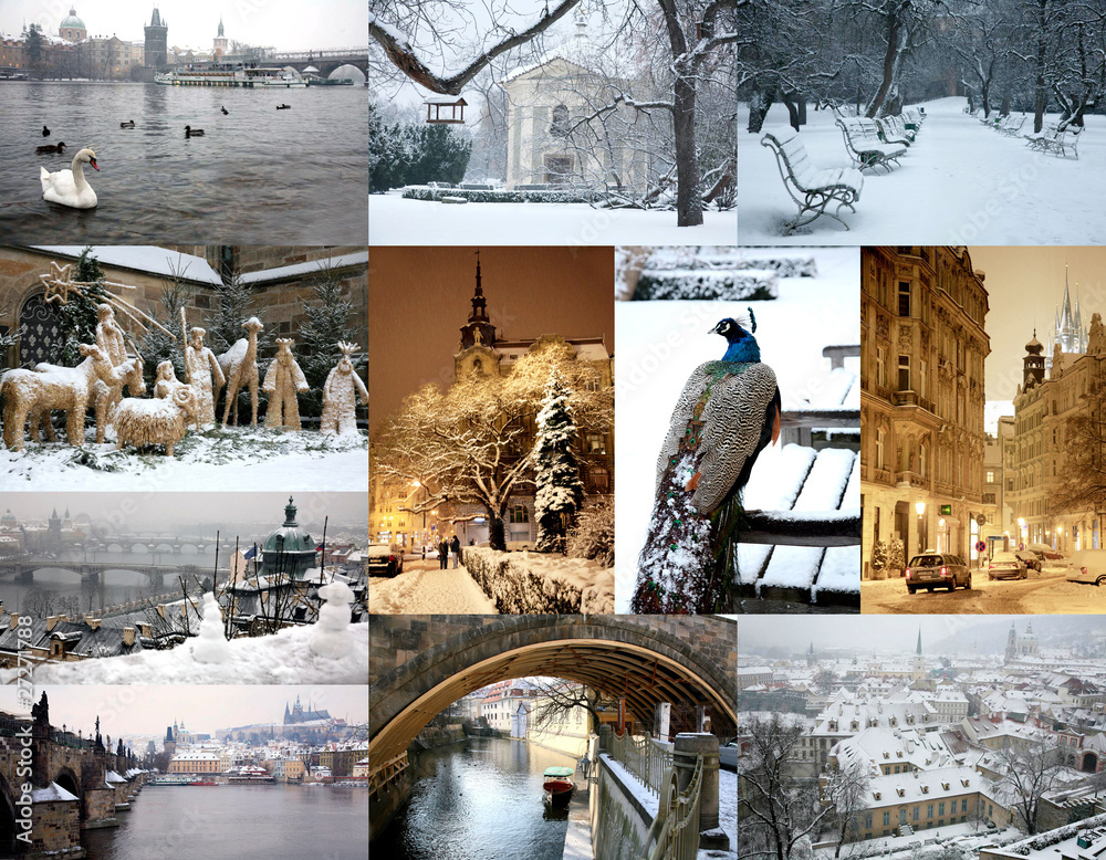 Fotografie Winter Prague in pictures