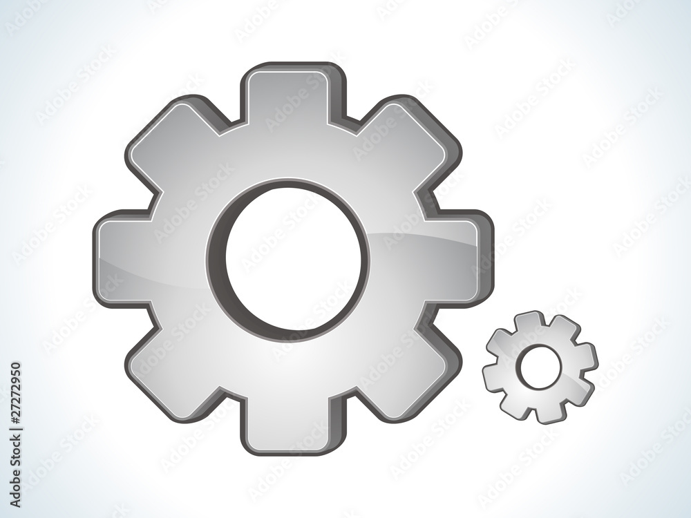 abstract glossy settings icon abstract glossy settings icon