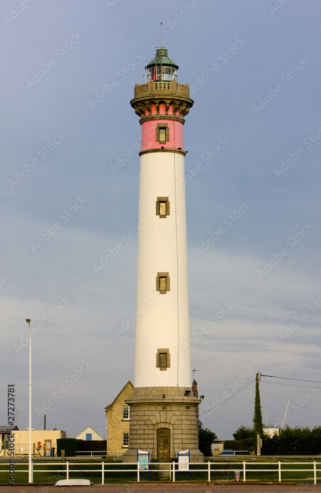 lighthouse, Ouistreham, Normandy, France