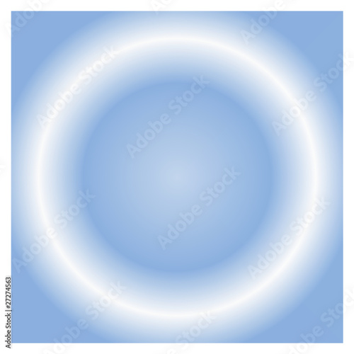 hellblauer Hintergrund mit wei  em Ring