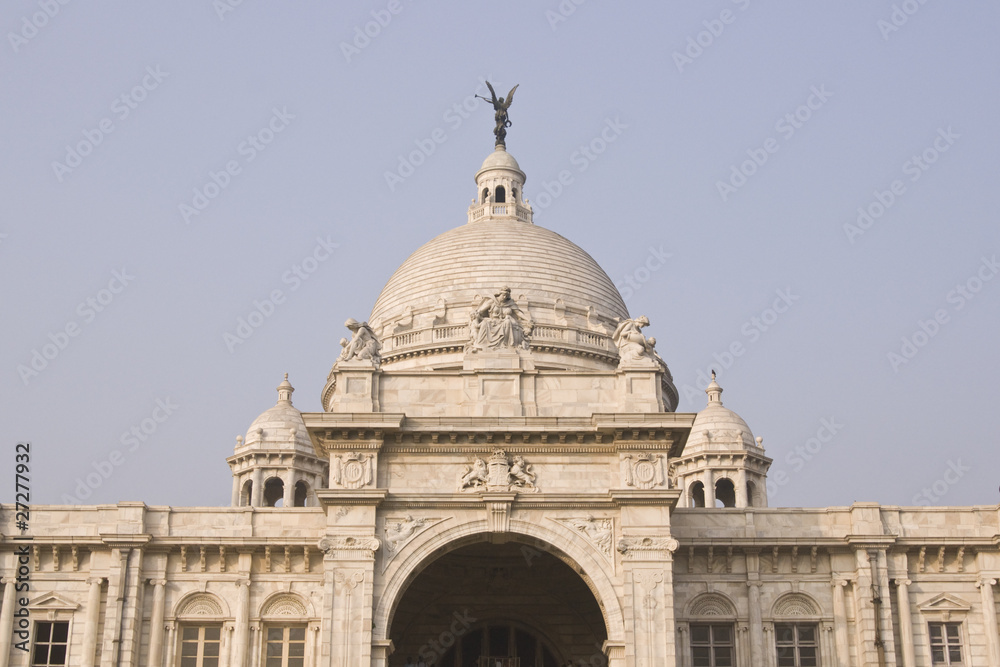 Victoria Memorial in Kolkata, India.
