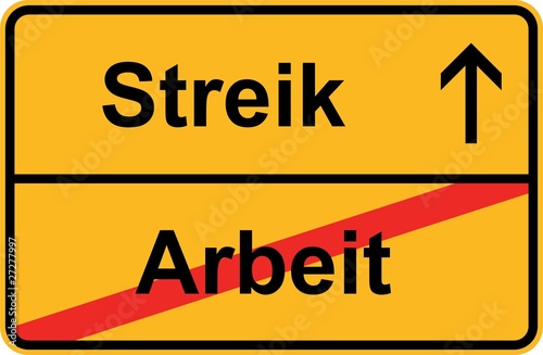 Streik - Arbeit