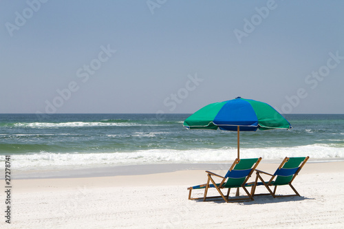 Fototapeta Naklejka Na Ścianę i Meble -  Fort Walton Beach Chairs