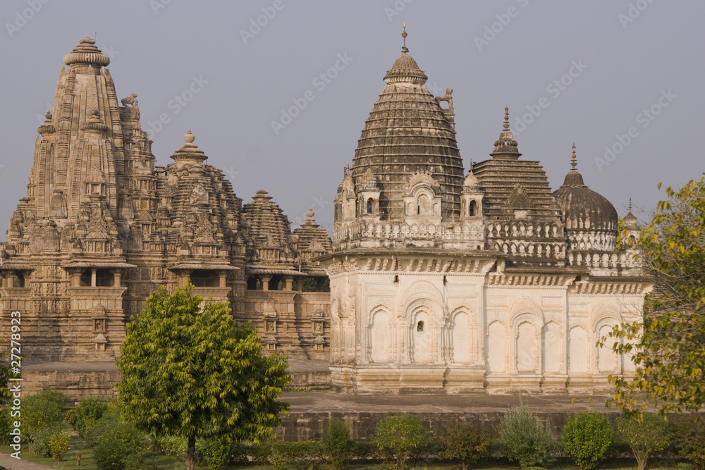 Ancient Hindu Temples at Khajuraho, India.