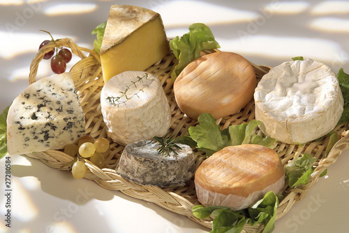 plateau de fromages de france photo