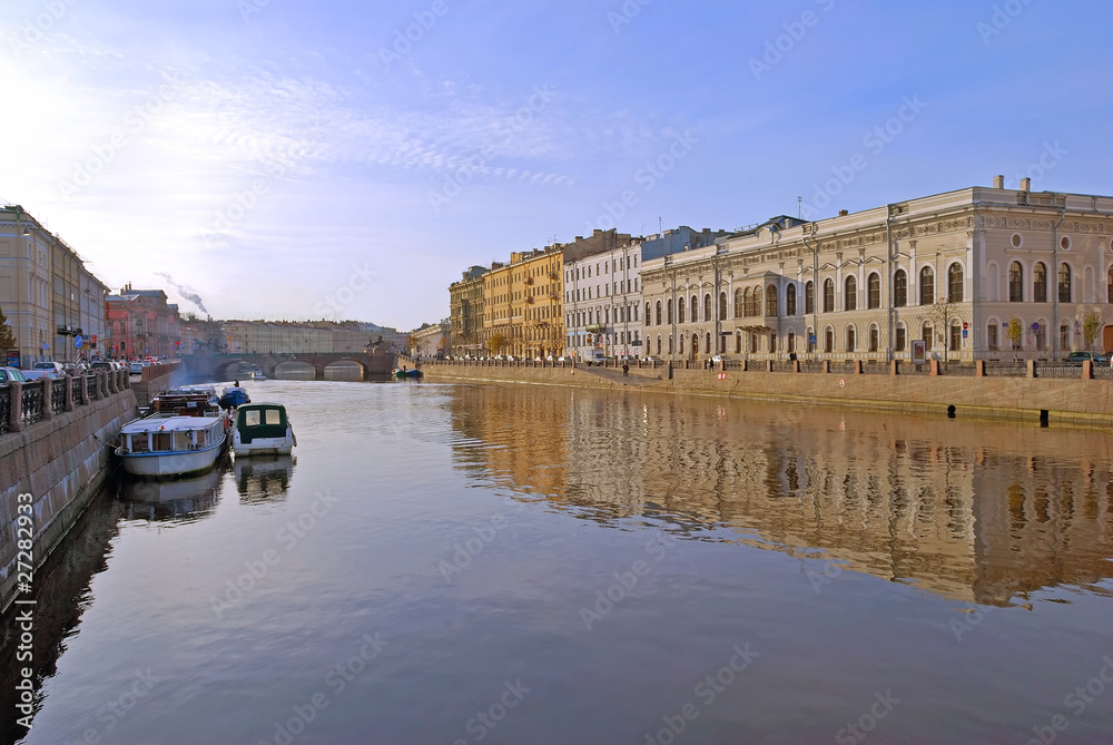 Fototapeta premium River Fontanka, St.Petersburg