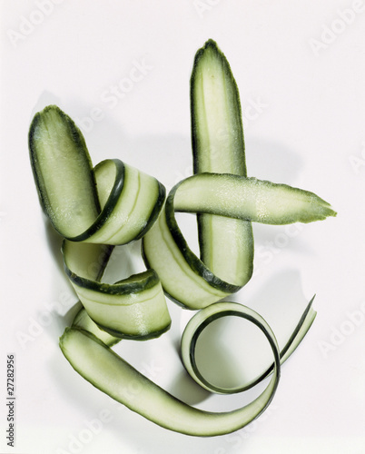 lamelles de courgettes photo