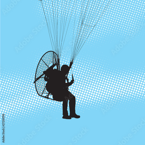 Paraglider and paramotor