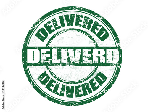 Delivered stamp