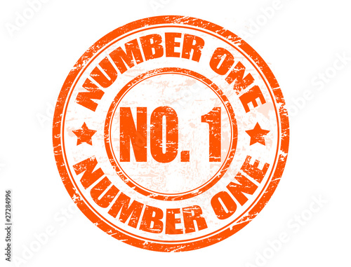 number one stamp
